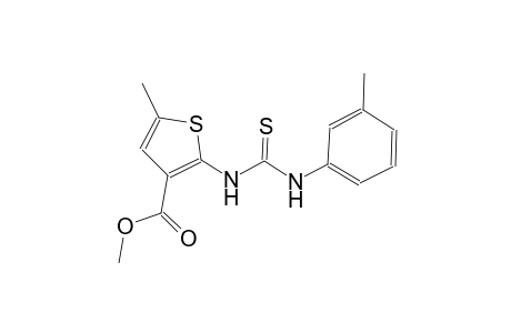 methyl 5-methyl-2-[(3-toluidinocarbothioyl)amino]-3-thiophenecarboxylate