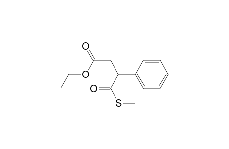 Ethyl 3-[(methylthio)-carbonyl]-3-phenylpropanoate