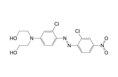 N,N-Bis-(2-hydroxyethyl)-3-choro-4-(2-chloro-4-nitrophenylazo)-aniline