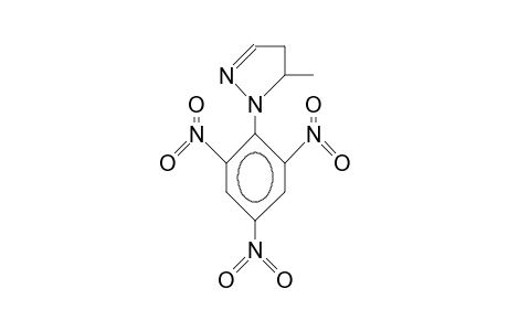 1-(2,4,6-Trinitro-phenyl)-5-methyl-2-pyrazoline