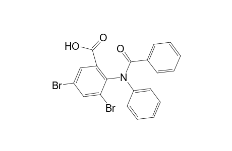 2-(Benzoylanilino)-3,5-dibromobenzoic acid