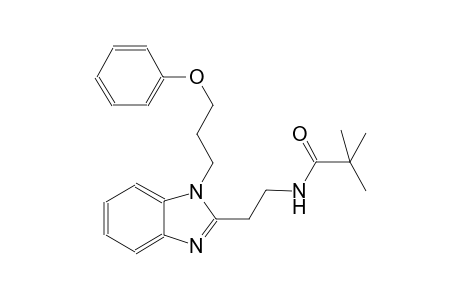 propanamide, 2,2-dimethyl-N-[2-[1-(3-phenoxypropyl)-1H-benzimidazol-2-yl]ethyl]-
