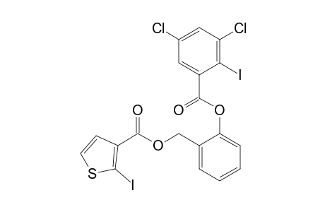 1-(2-Iodo-3,5-dichlorobenzoyloxy)-2-(2-iodo-3-thienylcarbonyloxymethyl)benzene