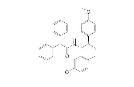 N-[(1R,2R)-7-methoxy-2-(4-methoxyphenyl)-1,2,3,4-tetrahydronaphthalen-1-yl]-2,2-diphenyl-ethanamide