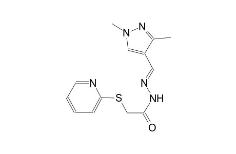 N'-[(E)-(1,3-dimethyl-1H-pyrazol-4-yl)methylidene]-2-(2-pyridinylsulfanyl)acetohydrazide