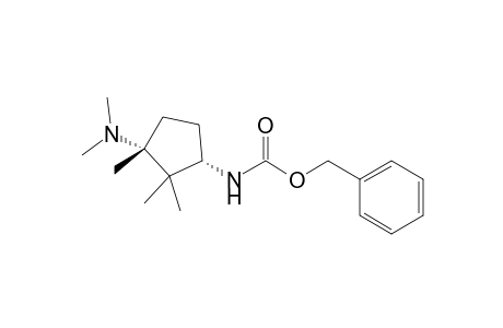 Benzyl (1S,3R)-3-(dimethylamino)-2,2,3-trimethylcyclopentylcarbamate