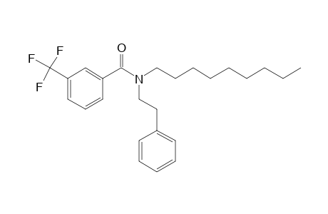 3-(Trifluoromethyl) benzamide, N-(2-phenylethyl)-N-nonyl-