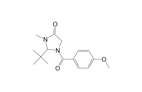 2-tert-Butyl-1-(4-methoxybenzoyl)-3-methyl-imidazolidin-4-one