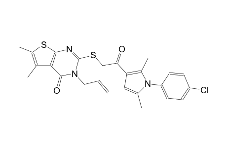 thieno[2,3-d]pyrimidin-4(3H)-one, 2-[[2-[1-(4-chlorophenyl)-2,5-dimethyl-1H-pyrrol-3-yl]-2-oxoethyl]thio]-5,6-dimethyl-3-(2-propenyl)-