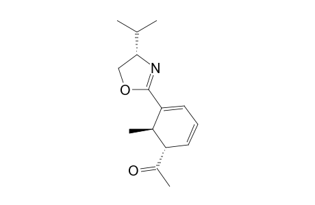(-)-1-[(1S,6R)-5-((4S)-4-Isopropyl-4,5-dihydrooxazol-2-yl)-6-methylcyclohexa-2,4-dienyl]ethanone