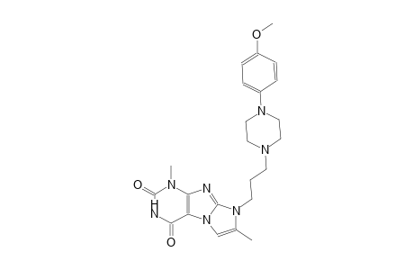 1H-imidazo[2,1-f]purine-2,4(3H,8H)-dione, 8-[3-[4-(4-methoxyphenyl)-1-piperazinyl]propyl]-1,7-dimethyl-