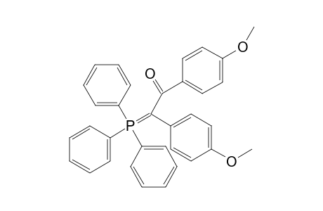 Ethanone, 1,2-bis(4-methoxyphenyl)-2-(triphenylphosphoranylidene)-