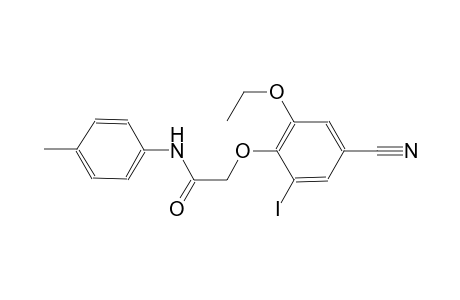 2-(4-cyano-2-ethoxy-6-iodophenoxy)-N-(4-methylphenyl)acetamide