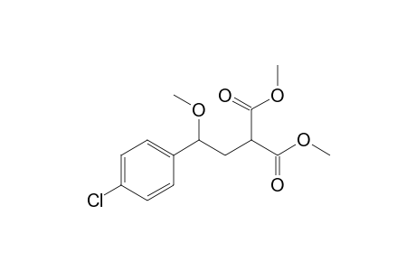 2-[2-(4-chlorophenyl)-2-methoxy-ethyl]malonic acid dimethyl ester