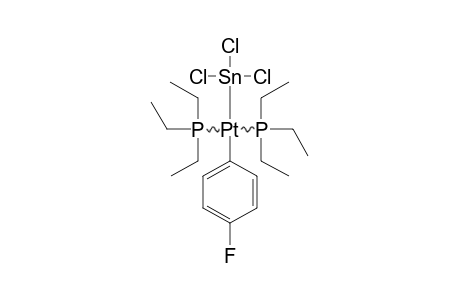 TRANS-TINTRICHLORIDE-4-FLUOROPHENYLBIS-(TRIETHYLPHOSPHINE)-PLATINUM-(II)