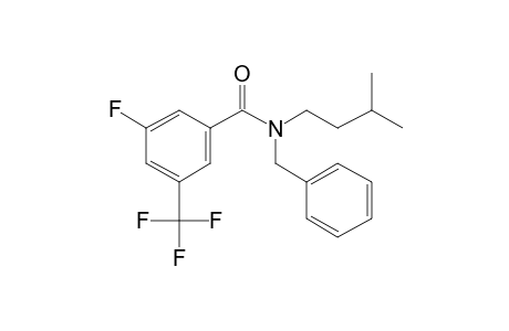 Benzamide, 3-fluoro-5-trifluoromethyl-N-benzyl-N-(3-methylbutyl)-