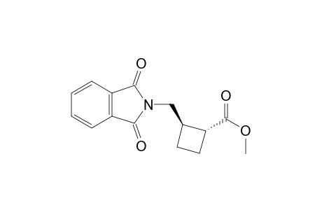 Cyclobutanecarboxylic acid, 2-[(1,3-dihydro-1,3-dioxo-2H-isoindol-2-yl)methyl]-, methyl ester, trans-