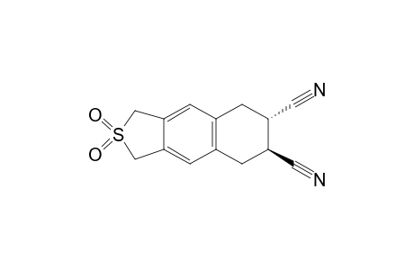 (6S,7S)-2,2-Dioxo-2,3,5,6,7,8-hexahydro-1H-2lambda6-naphtho[2,3-c]-thiophene-6,7-dicarbonitrile