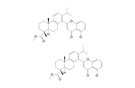 METHYL-14-[2-(5-HYDROXYCHROMONYL)]-DEHYDROABIETATE