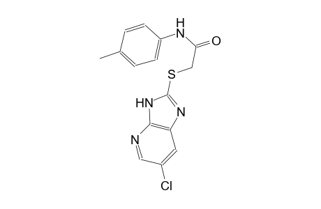 2-[(6-chloro-3H-imidazo[4,5-b]pyridin-2-yl)sulfanyl]-N-(4-methylphenyl)acetamide