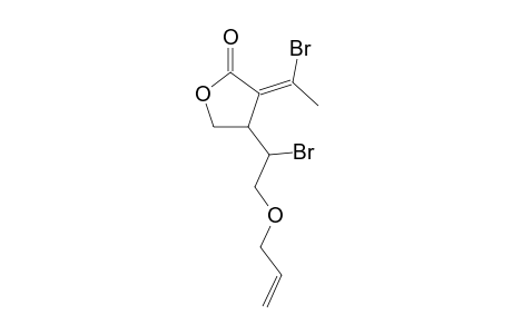 (3Z)-3-(1-bromanylethylidene)-4-(1-bromanyl-2-prop-2-enoxy-ethyl)oxolan-2-one
