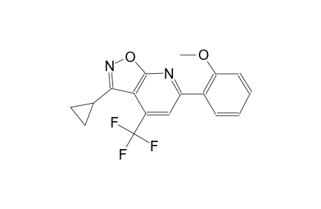 isoxazolo[5,4-b]pyridine, 3-cyclopropyl-6-(2-methoxyphenyl)-4-(trifluoromethyl)-
