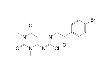1H-Purine-2,6-dione, 7-[2-(4-bromophenyl)-2-oxoethyl]-8-chloro-3,7-dihydro-1,3-dimethyl-