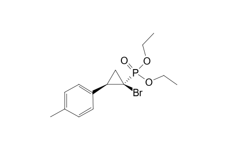 trans - diethyl 1-bromo-2-p-tolylcyclopropylphosphonate