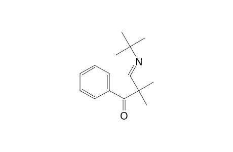 1-Propanone, 3-[(1,1-dimethylethyl)imino]-2,2-dimethyl-1-phenyl-, (E)-