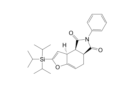(3aS,8aR,8bR) 2-Phenyl-7-triisopropylsilyl-3a,4,8a,8b-tetrahydri-6-oxa-2-azaindecene-1,3-dione