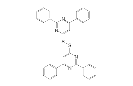 Pyrimidine, 4,4'-dithiobis[2,6-diphenyl-