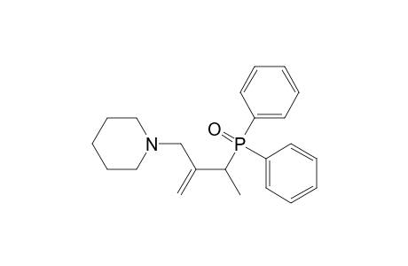 Piperidine, 1-[3-(diphenylphosphinyl)-2-methylenebutyl]-, (.+-.)-