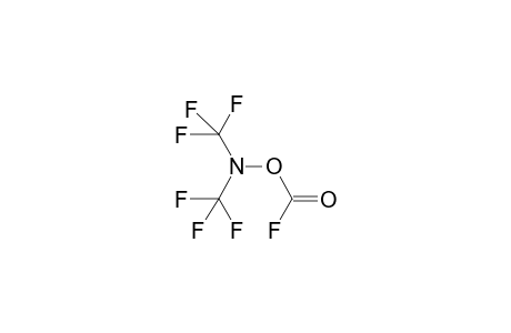 Ditrifluoromethyl(fluorocarbonyloxy)amine