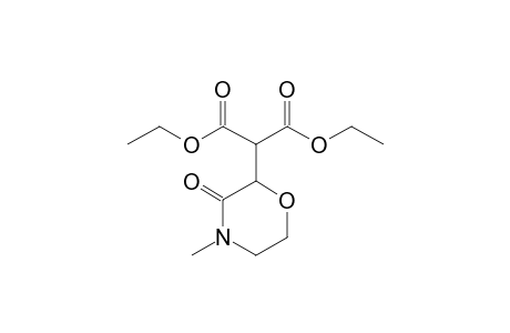 4-Methyl-3-oxo-2-[bis(ethoxycarbonyl)methyl]-morpholine