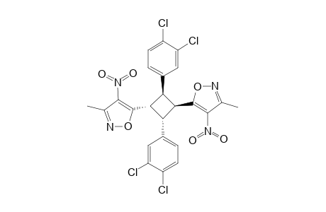 TRANS-1,3-DI-(3-METHYL-4-NITROISOXAZOL-5-YL)-TRANS-2,CIS-4-DI-(3,4-DICHLOROPHENYL)-CYCLOBUTANE