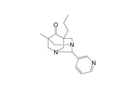 5-methyl-7-propyl-2-(3-pyridinyl)-1,3-diazatricyclo[3.3.1.1~3,7~]decan-6-one