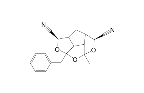 2.beta.,8.beta.-Dicyano-4-methyl-6-benzyl-3,5,7-trioxatetracyclo[7.2.1.0(4,11).0(6,10)]dodecane
