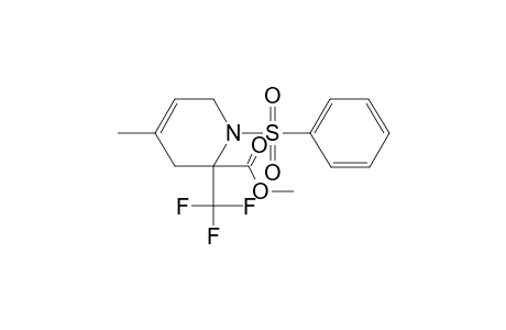1-(benzenesulfonyl)-4-methyl-6-(trifluoromethyl)-2,5-dihydropyridine-6-carboxylic acid methyl ester