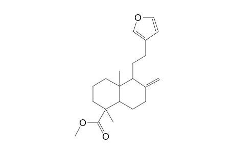 1-Naphthalenecarboxylic acid, 5-[2-(3-furanyl)ethyl]decahydro-1,4a-dimethyl-6-methylene-, methyl ester, [1R-(1.alpha.,4a.alpha.,5.alpha.,8a.beta.)]-