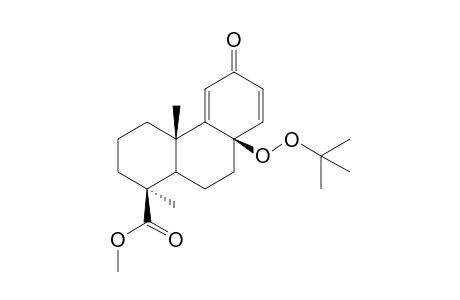 Methyl 8.beta.-(t-butyl)peroxy-12-oxopodocarpa-9,13-dien-19-oate