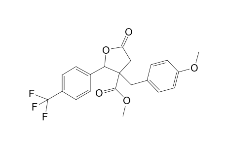 Methyl 3-(4-methoxybenzyl)-5-oxo-2-(4-(trifluoromethyl)phenyl)tetrahydrofuran-3-carboxylate