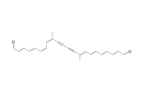 2,4,6,8,14,16,18,20-Docosaoctaene-10,12-diynedial, 9,14-dimethyl-, (E,E,Z,Z,E,E,E,E)-