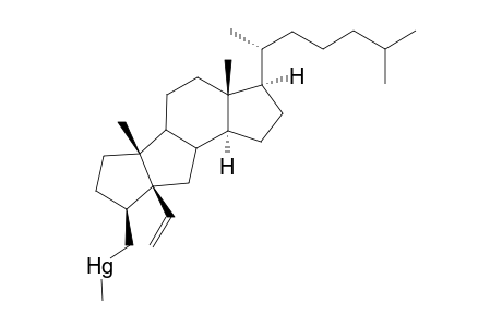 3.beta.-[(Methylmercurio)methyl]-5-vinyl-A,B-bisnor-5.beta.-cholestane