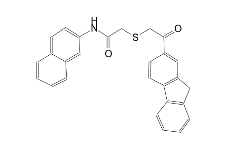 acetamide, 2-[[2-(9H-fluoren-2-yl)-2-oxoethyl]thio]-N-(2-naphthalenyl)-
