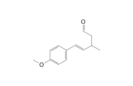 (E)-5-(4-methoxyphenyl)-3-methylpent-4-enal