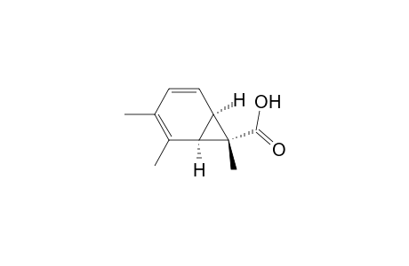 Bicyclo[4.1.0]hepta-2,4-diene-7-carboxylic acid, 2,3,7-trimethyl-, (1.alpha.,6.alpha.,7.alpha.)-