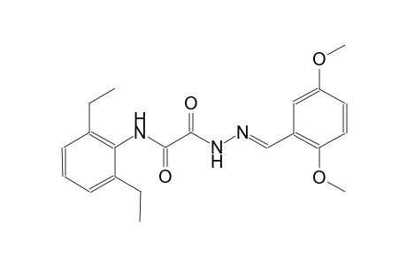 acetic acid, [(2,6-diethylphenyl)amino]oxo-, 2-[(E)-(2,5-dimethoxyphenyl)methylidene]hydrazide