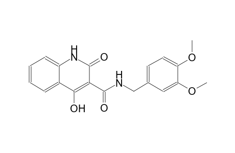 N-(3,4-dimethoxybenzyl)-4-hydroxy-2-oxo-1,2-dihydro-3-quinolinecarboxamide