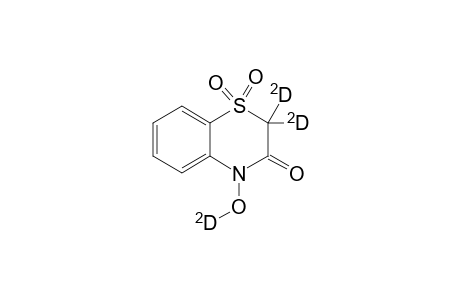 3,4-Dihydro-4-deuteroxy-3-oxo-2d-1,4-benzothiazine-1,1-dioxide