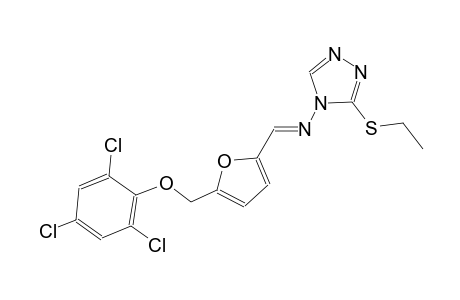 3-(ethylsulfanyl)-N-((E)-{5-[(2,4,6-trichlorophenoxy)methyl]-2-furyl}methylidene)-4H-1,2,4-triazol-4-amine